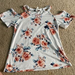 Off the shoulder shirt